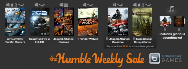 Humble Bundle Weekly Sale mit bitComposer Games