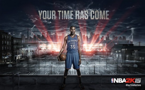 2K kündigt NBA MVP 2014 Kevin Durant als Cover-Athlet von NBA 2K15 an #YourTimeHasCome