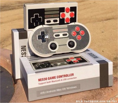 NES30 Gamepad bald mit 2 Analog-Sticks