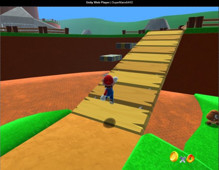 Super Mario 64 im Browser spielen (Unity)