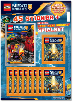 Blue Ocean bringt die erste Stickerserie zu LEGO® NEXO KNIGHTS™