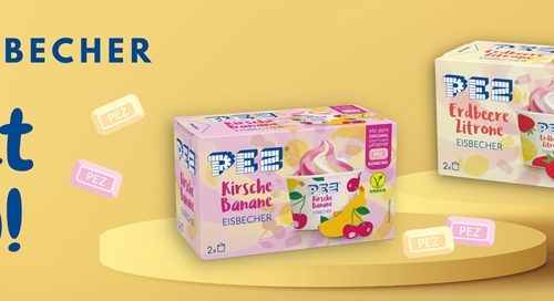 Neu: Eisbecher von PEZ