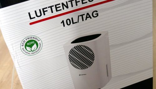 Hantech Luftentfeuchter 10L/Tag aus dem Bauhaus getestet