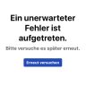 Facebook App: Ein unerwarteter Fehler ist aufgetreten